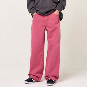 [플랙진]남성 스텝 051R 와이드 핑크 데님 팬츠 (PJTH5ST051R)