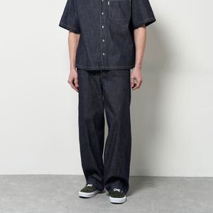 [플랙진]남성 스텝 K43 와이드 쿨진 생지 데님 팬츠 (PJTH2STK431)