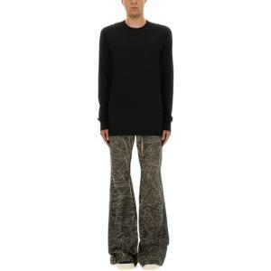 다크쉐도우바이릭오웬스 블랙 크루넥 루즈 핏 티셔츠 DU02E7260