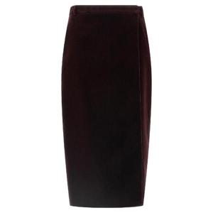 SAINT LAURENT Velvet skirt 826769Y615W6500