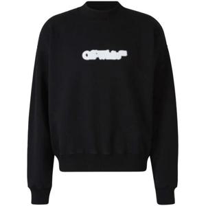 오프화이트 스웨터 OMBA054S25FLE004 BLACKWHITE