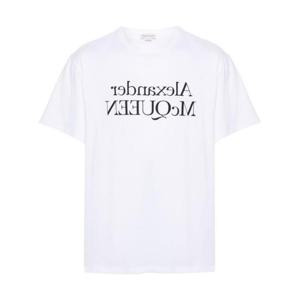 알렉산더 맥퀸 반팔 티셔츠 781977 WHITE