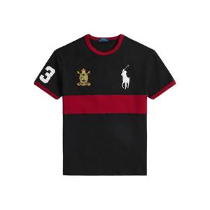 25 FW 폴로 랄프로렌 골지 넥 반소매 티셔츠 710P00093003 TP441309285