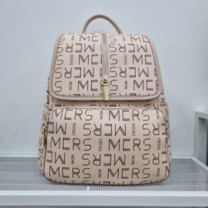 [몽크로스]자가드지퍼포인트백팩  WBP8865_DJ