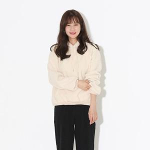 무지 박스 양털 후드티셔츠 OD-210930