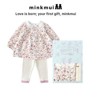 [밍크뮤]PK 수채화플라워상하복 35A1361003 35A13-610-03 출산백일돌선물