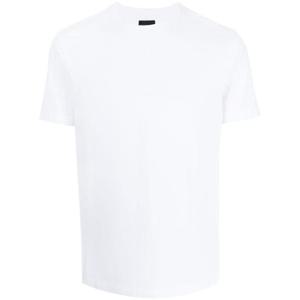 엠포리오 아르마니 남성 화이트 반팔 티셔츠 8N1TD2 1JGYZ0147