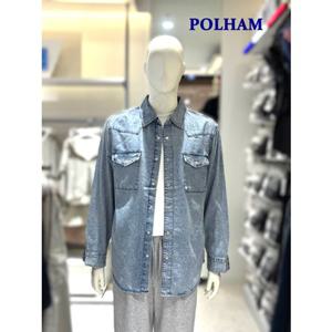 [폴햄] 남성 데님 긴팔 셔켓 PHF4WC1043 -US