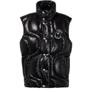 25 FW 몽클레어 지니어스 X 팜 엔젤스 Gwenyth 그웨니스 하이넥 패딩조끼 블랙