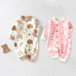 [엠케이] 곰블리 순면 내의 긴팔 우주복 205892