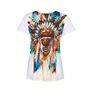 14주년 인디언 프린팅 티셔츠 S5HJ601 I408 100