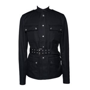 14주년 견장 벨트 코튼자켓 블랙 S5HT844 C825 176