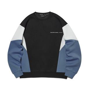 [인터크루]시밀러 블록 맨투맨 블랙 ITY1TM06ABK_CC