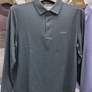 [크로커다일남성]전판 프린트 패턴 카라티(CDAA9TS4456)_CA