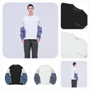 [인터크루]남)블럭맨투맨(시밀러) ITY1TM06A_CC