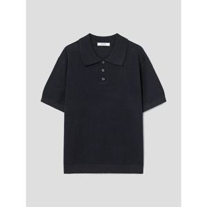 (425851LY14) [에잇세컨즈] 강연 칼라 반소매 니트  애쉬