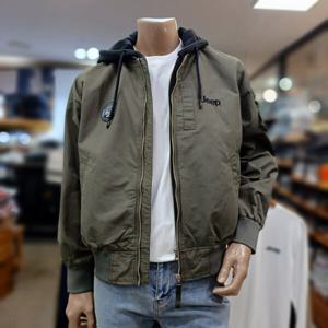 [지프](공용)  후드탈부착   항공 점퍼  JP1JPU203KH_BP