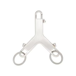 릭오웬스 키링 실버 콘코르디안 케르베로스 키링 252232M148006