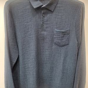 [크로커다일남성]서커 우븐 솔리드 카라티(CDAAATS1451)_CA