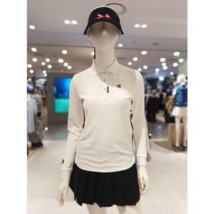 [파리게이츠] 25FW가을 여성 하트 포인트 카라 티셔츠 (521E3TO201WH)