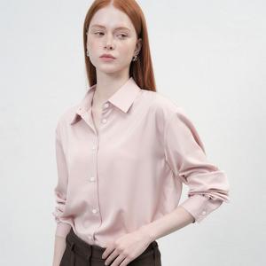 WOMAN 세미 루즈 실키 셔츠 [3COL] / WBE3L03502