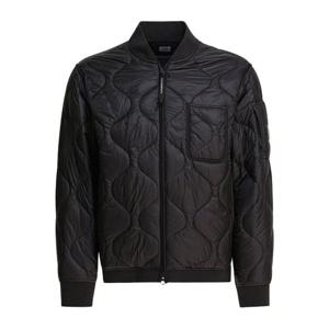 CP컴퍼니 퀼티드 블랙 봄버 재킷 19CMOW048A110158A 999