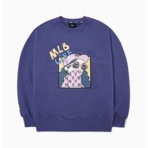 MLB긴팔티 PQJ 3AMTL0224-50NYL LIKE 카툰 오버핏 맨투맨