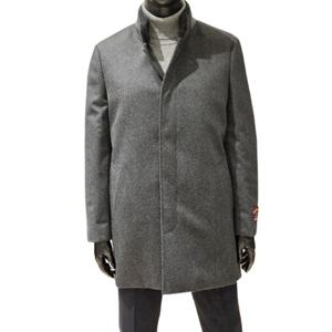 [바쏘]24FW   차콜  울 케시미어 블랜딩 토끼털 라이너탈착형 차이나코트BSY4CJ26A