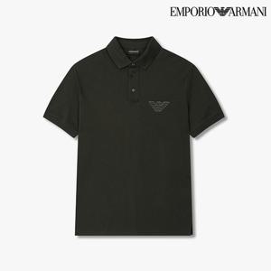 [엠포리오 아르마니]남성 벨루어 이글 피케 폴로 셔츠 A515326016 350000