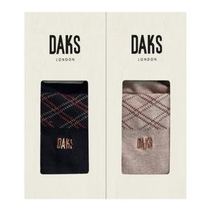 [닥스(양말)]DB25906숙녀 무압박단목 사선 2족세트