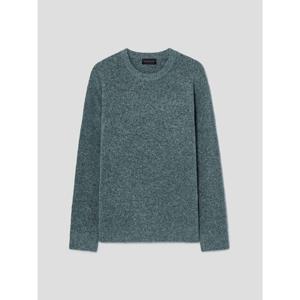 [로가디스] [SMART 4 ] 알파카 혼방 릴렉스드 핏 헤어리 라운드 스웨터  그린 (RY5951PL4M)