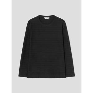 [로가디스] 엠보 라운드넥 티셔츠  블랙 (RY5741C025)