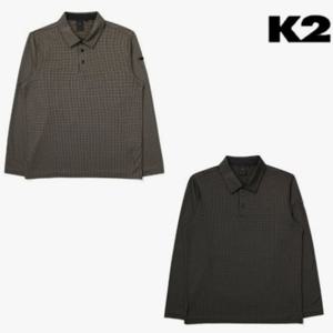 K2) 남성 시그니처 가을 자가드 폴로 티셔츠 KMU23264