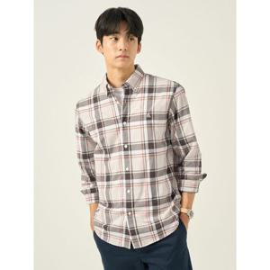 [빈폴멘] 멀티 체크 셔츠  베이지 (BC5864C18A)