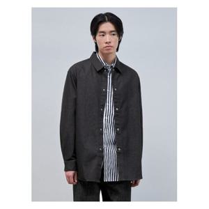 [빈폴멘][Reedition] 데님 셔츠  블랙 (BC4864S985) .