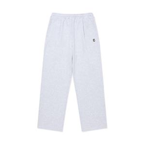 커버낫팬츠 CQK CO2401PT11-HG C 로고 스웨트 와이드 팬츠 헤더 그레이