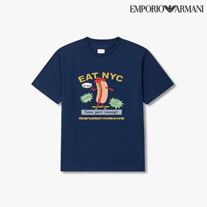 [엠포리오 아르마니]남성 뉴욕 캡슐 프린트 저지 티셔츠 A515326047 330000