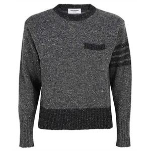 톰브라운 저지 스티치 모헤어 트위드 니트 풀오버 스웨터 MKA378A Y1502 035