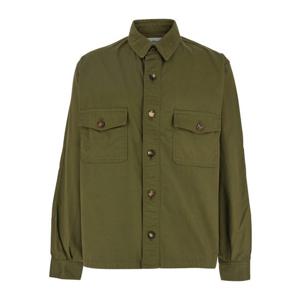 생로랑 그린 코튼 루즈 핏 재킷 816396 Y03JC3007