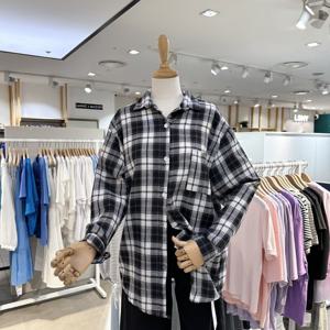 [에잇컨셉] 어텀 체크 남방 C25I7FNB014