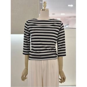 [AB.F.Z] 스트라이프 칠부 티셔츠 (KSZ3HK381)