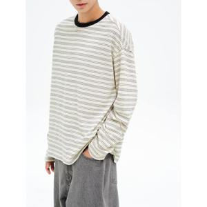 (225841EQ20) [에잇세컨즈] 스트라이프 티셔츠  아이보리