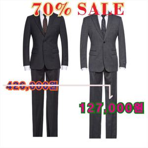 [레노마캐주얼][정장세트]남성정장 이월초특가 스트라이프 정장 2종선택 RPCMSJ178A