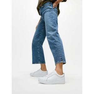 [핏플랍][삼성물산공식]여성 크리스탈 트림 레더 스니커즈 (FT59K2N081)