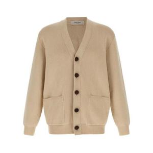 골든구스 코튼 니트 V넥 버튼 가디건 GMP00946P0019725555055550