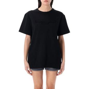 알렉산더왕 디스트레스 로고 아플리케 티셔츠 25PUCC1251786 00