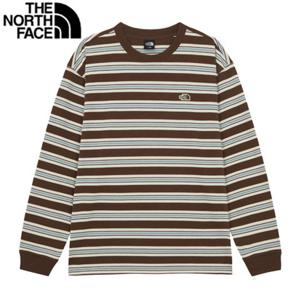 노스페이스 NT7TR56B 남여공용 세미루즈핏 이지온 스트라이프 긴팔 티셔츠