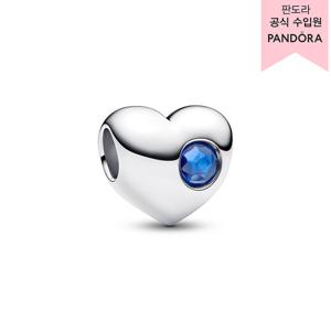 [판도라(주얼리)][백화점 보증서 제공] 인그레이버블 탄생석 하트 참 - 9월 794161C09