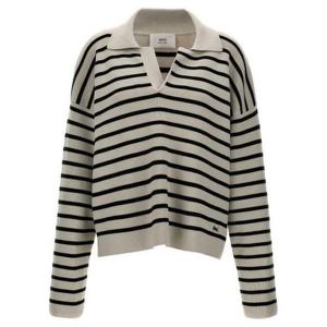 (명품) 아미 자수 디테일 러 폴로 UPL336 KN0