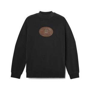 [팀버랜드] 남성 레더 벳지 크루넥 스웨트셔츠 블랙_TB0A6NCQ0011